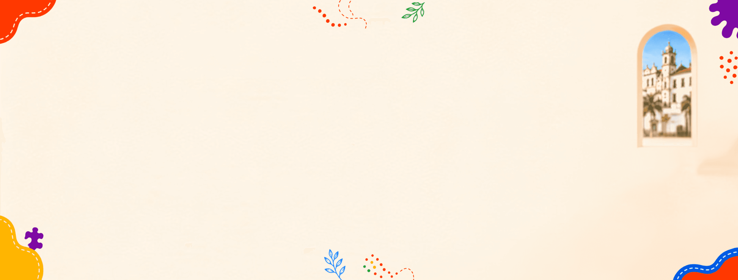 Fundo ilustrado de Penedo